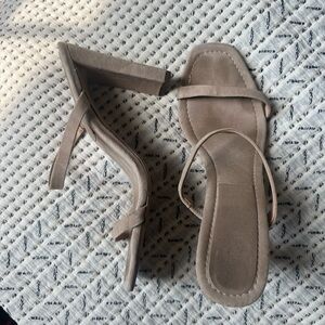 BCBGeneration Strappy Suede Heel